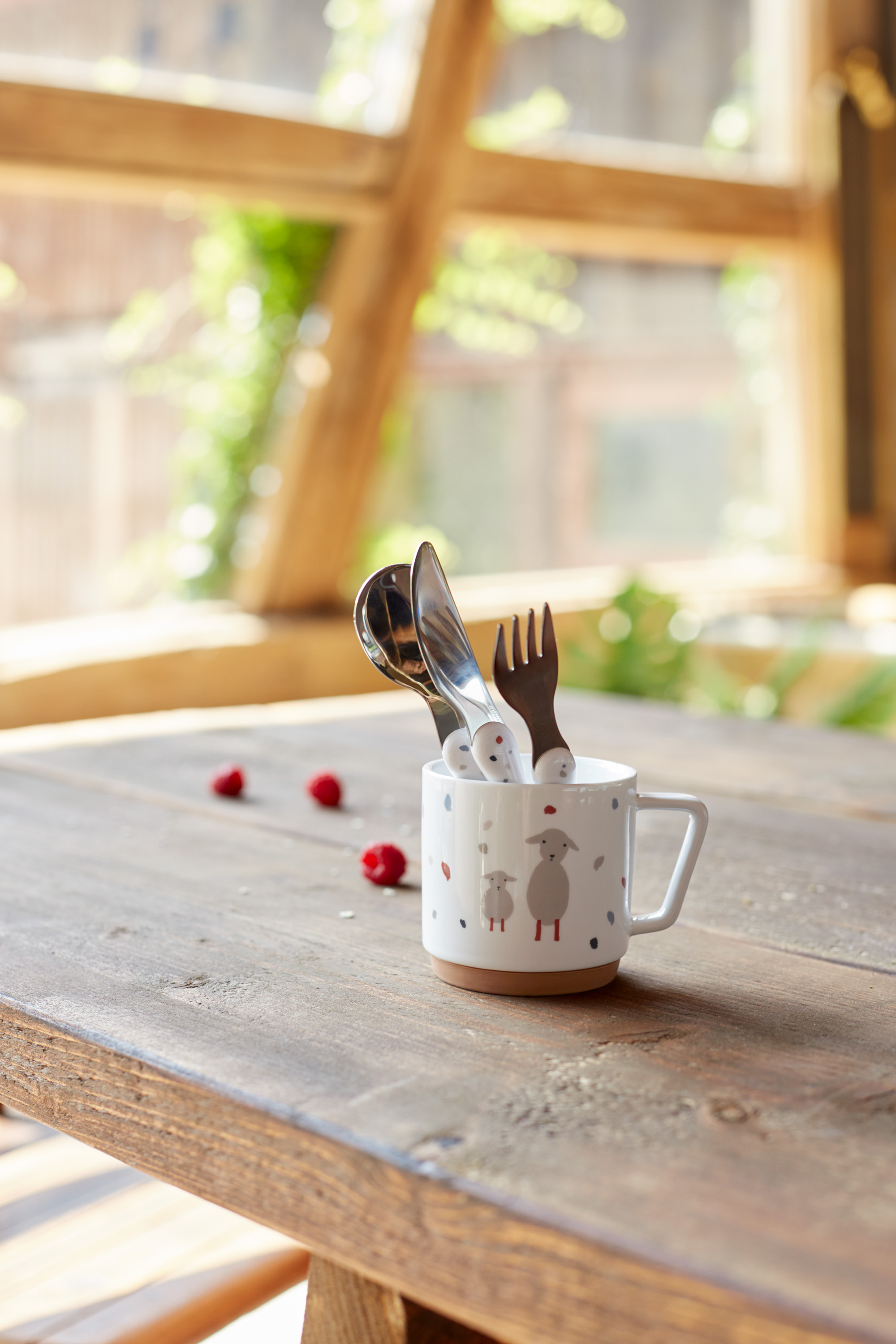 Lässig Cup S Porcelain/Silicone Tiny Farmer Sheep/Goose - 3