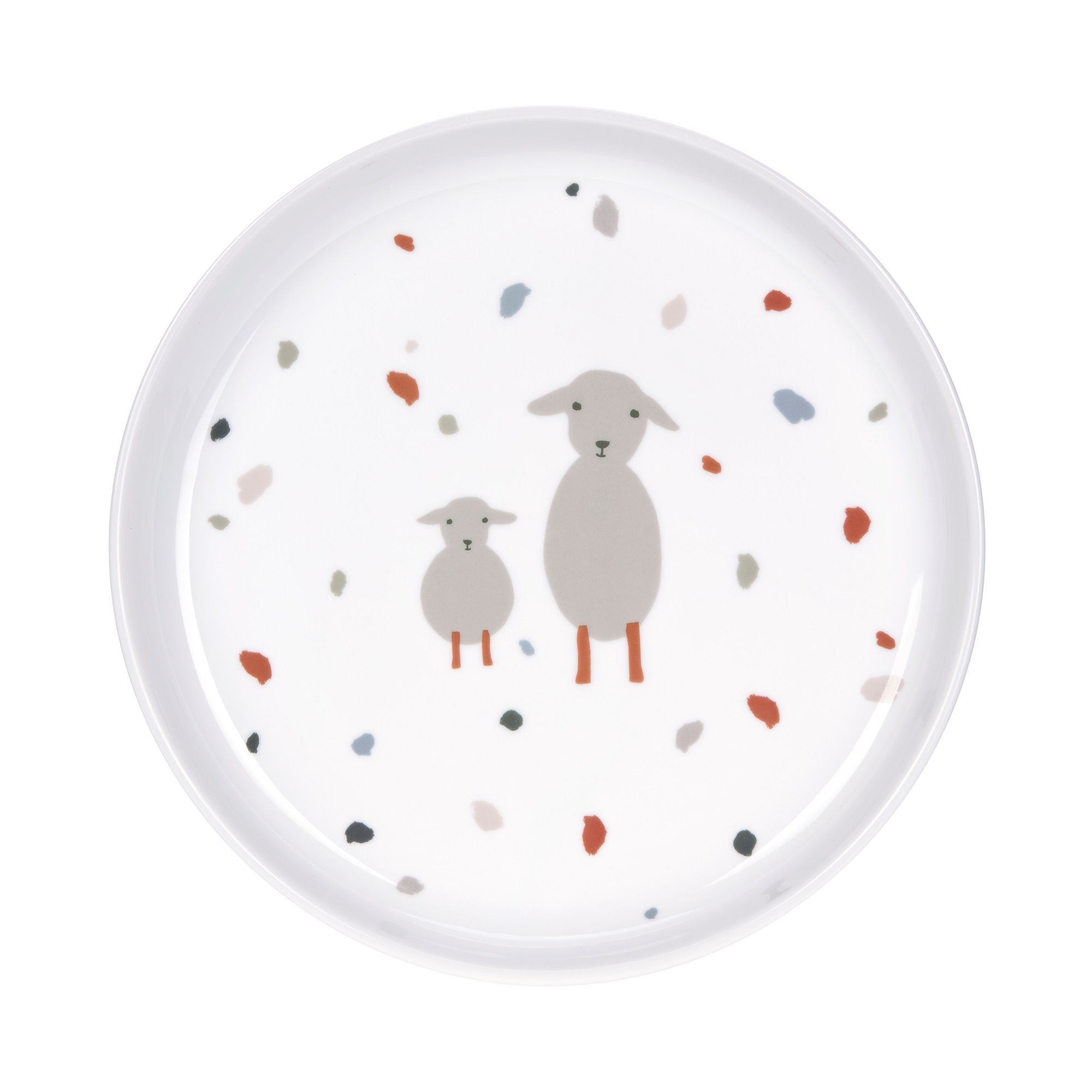Lässig Plate Porcelain/Silicone Tiny Farmer Sheep/Goose - 8