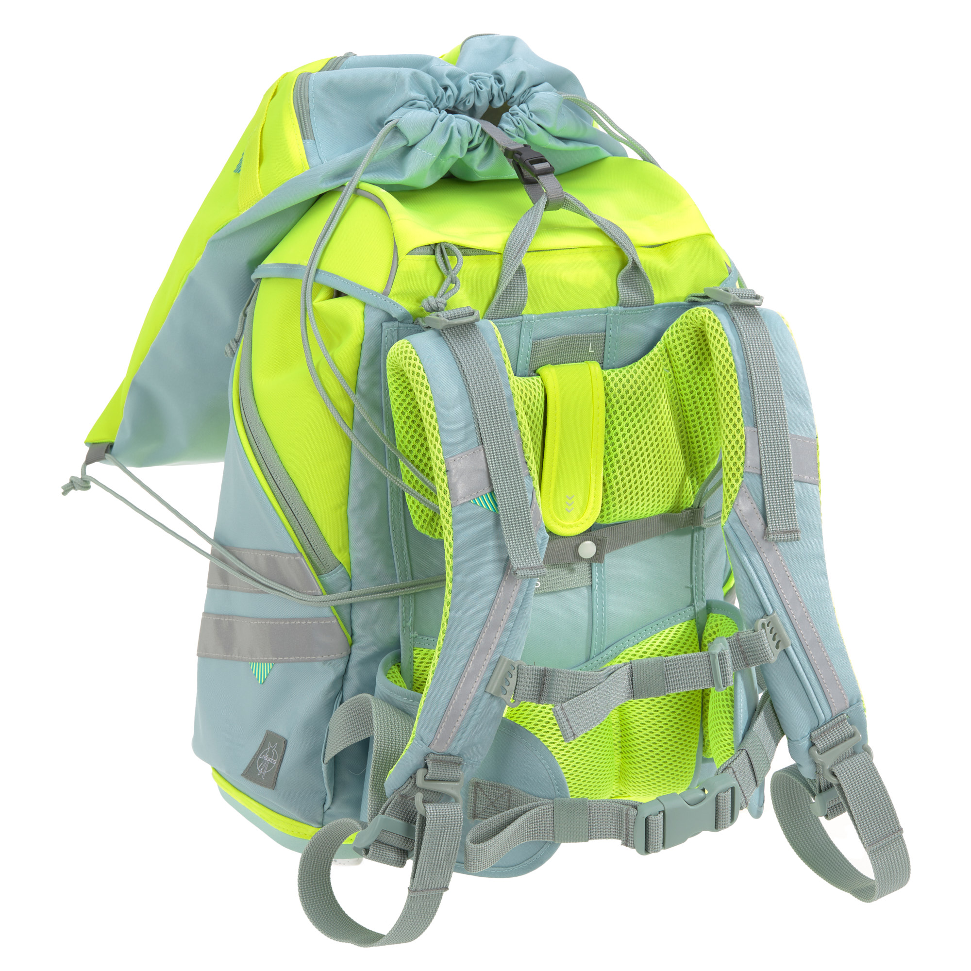 Lässig School Set Flexy Unique Beginner blue/neon-yellow Ehrlich Brothers - 11