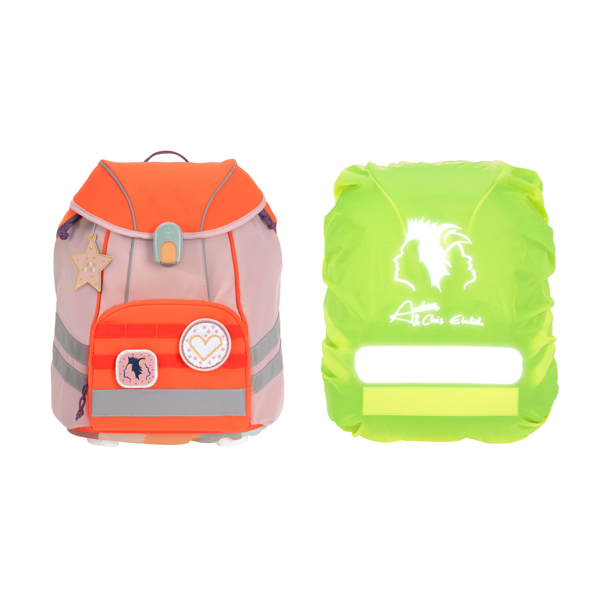 Lässig School Set Flexy Unique Beginner rose/neon-orange Ehrlich Brothers - 4