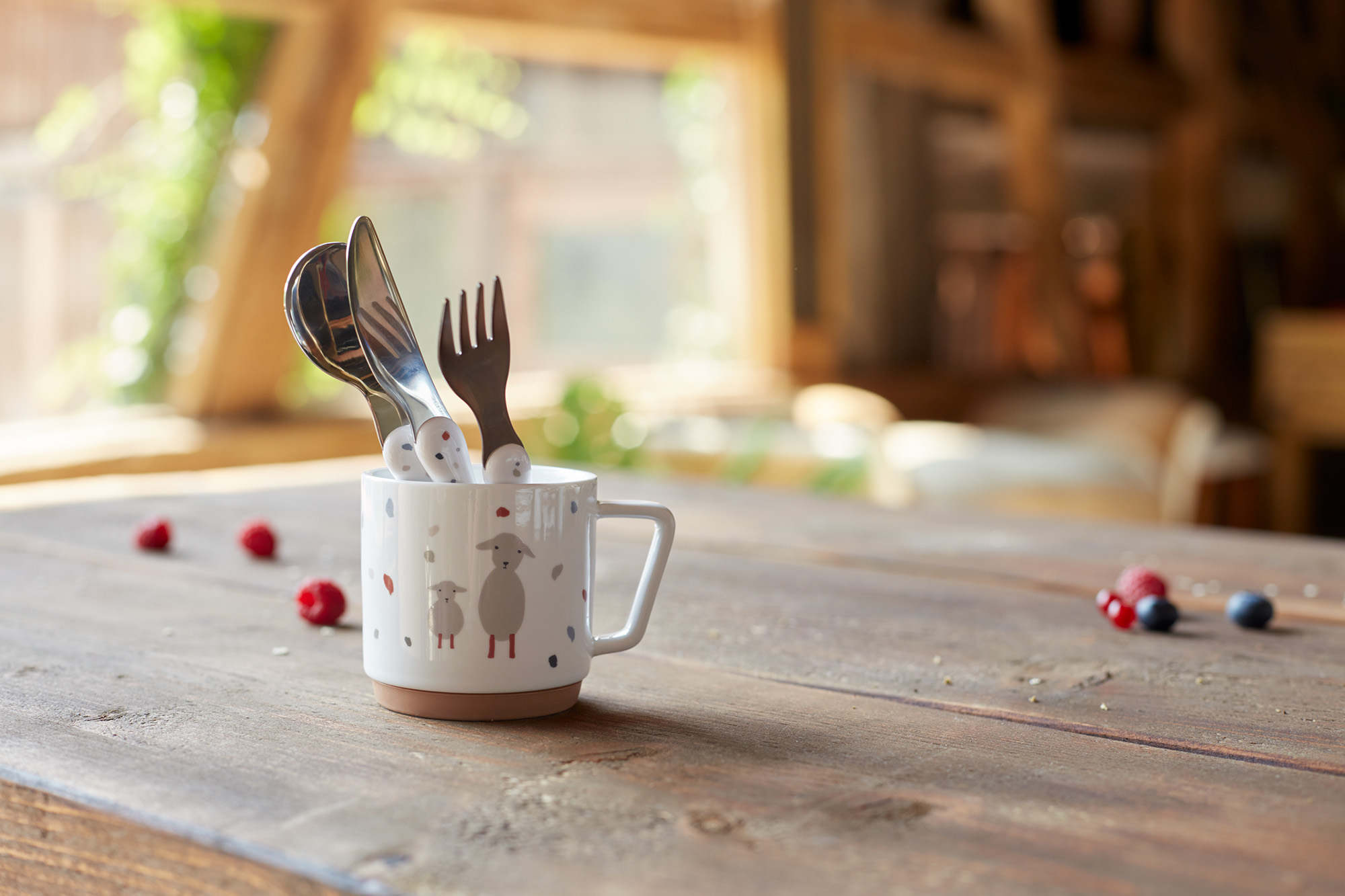 Lässig Cutlery 3 pcs Tiny Farmer Sheep/Goose - 7