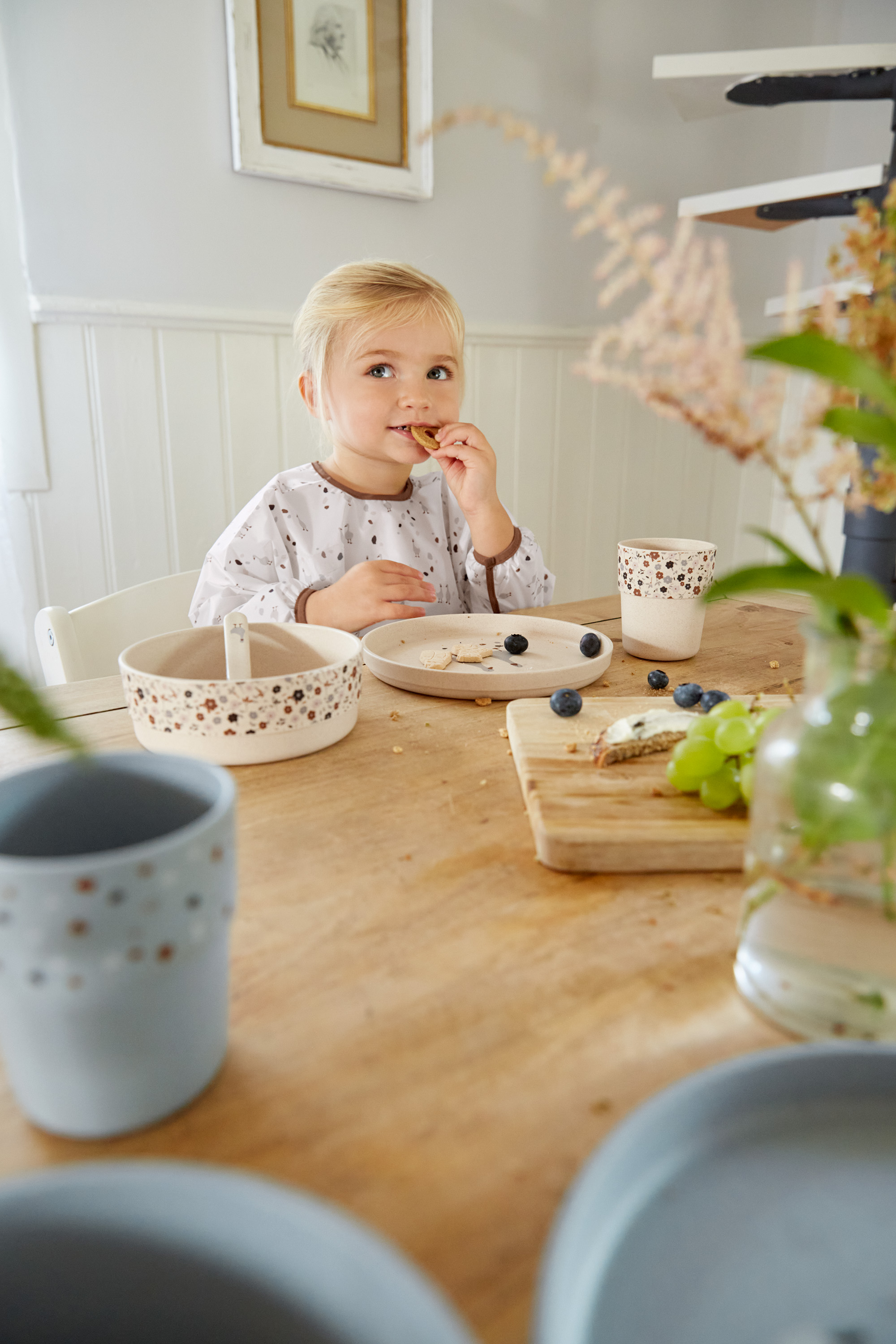 Lässig Dish Set PP/Cellulose Tiny Farmer Sheep/Goose Nature - 9