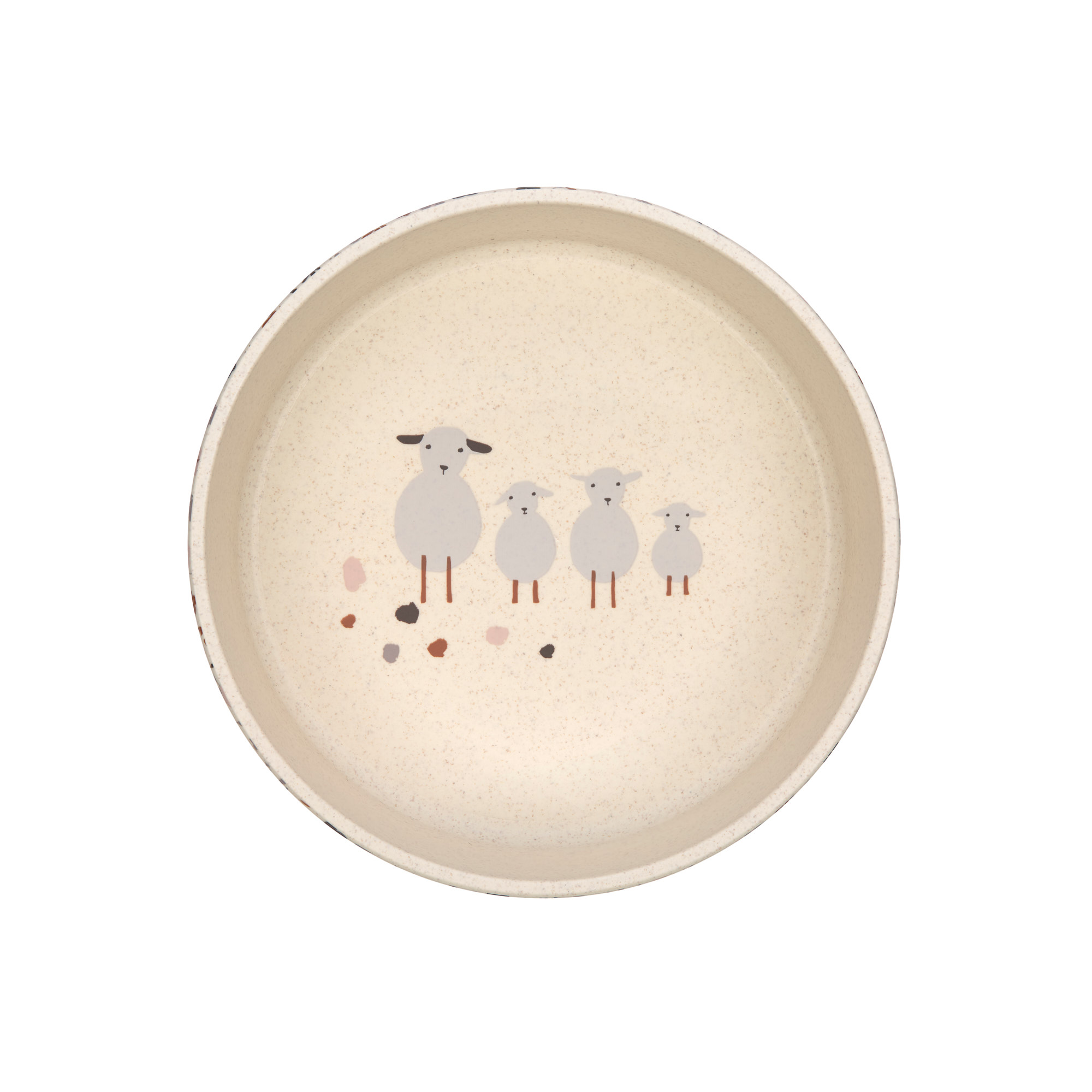 Lässig Bowl PP/Cellulose Tiny Farmer Sheep/Goose Nature - 5