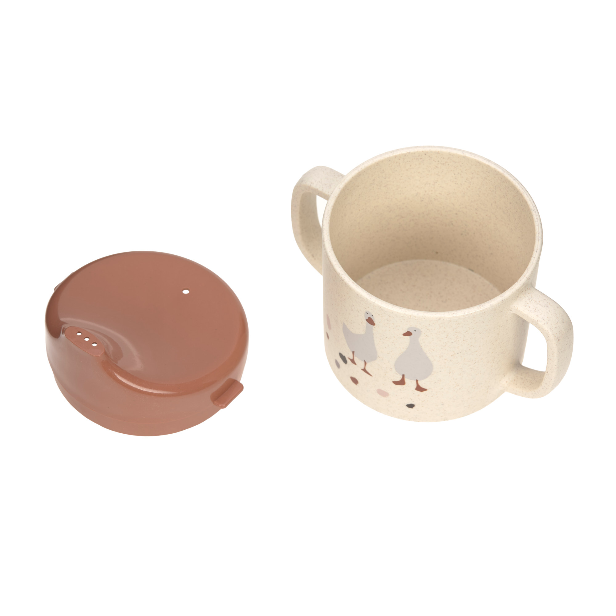 Lässig Sippy Cup PP/Cellulose Tiny Farmer Sheep/Goose Nature - 3