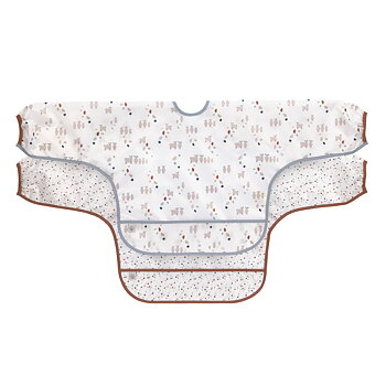 Lässig Long Sleeve Bib 2 pcs ass. Tiny Farmer Sheep