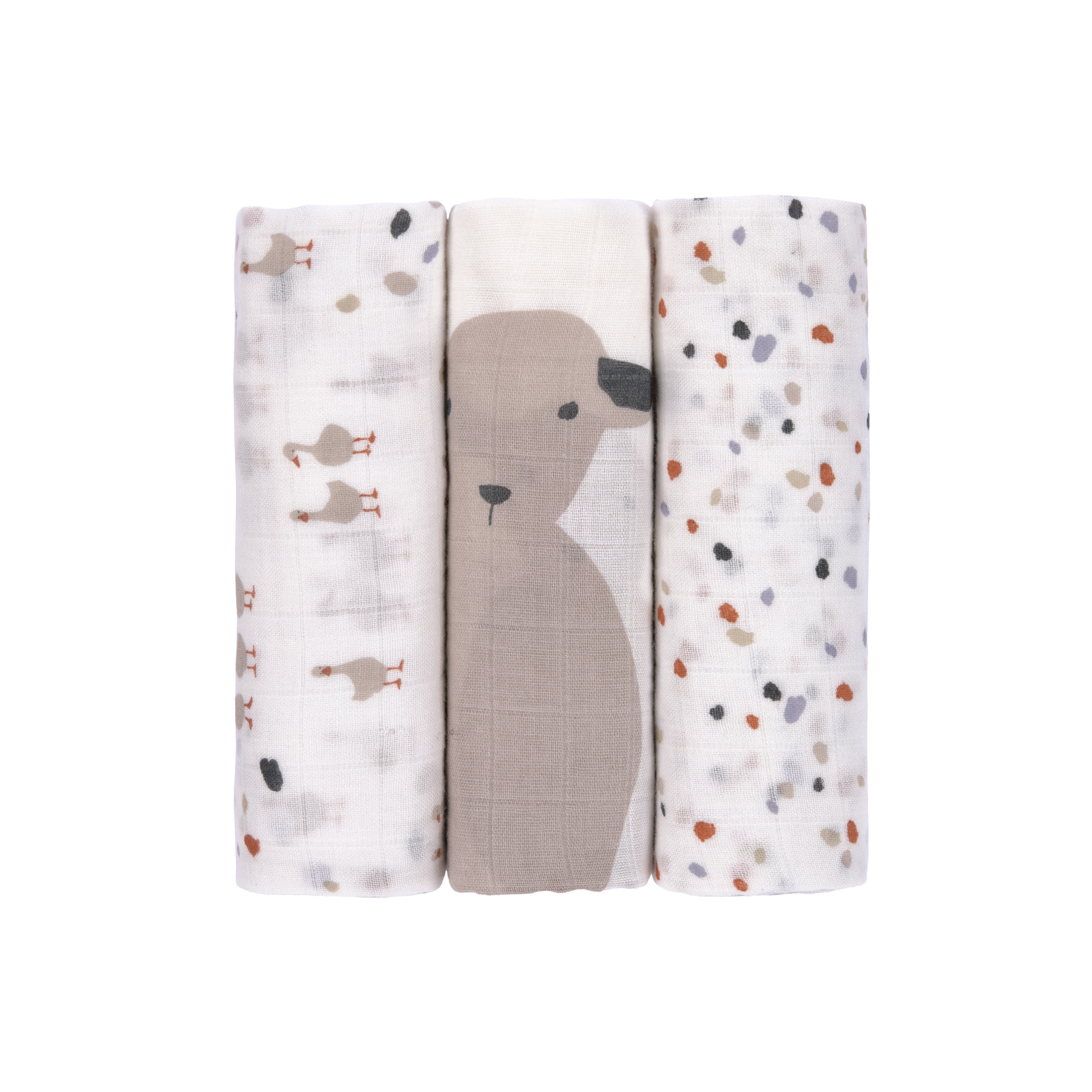 Lässig Heavenly soft Swaddle L - Tiny Farmer Speckles - 14
