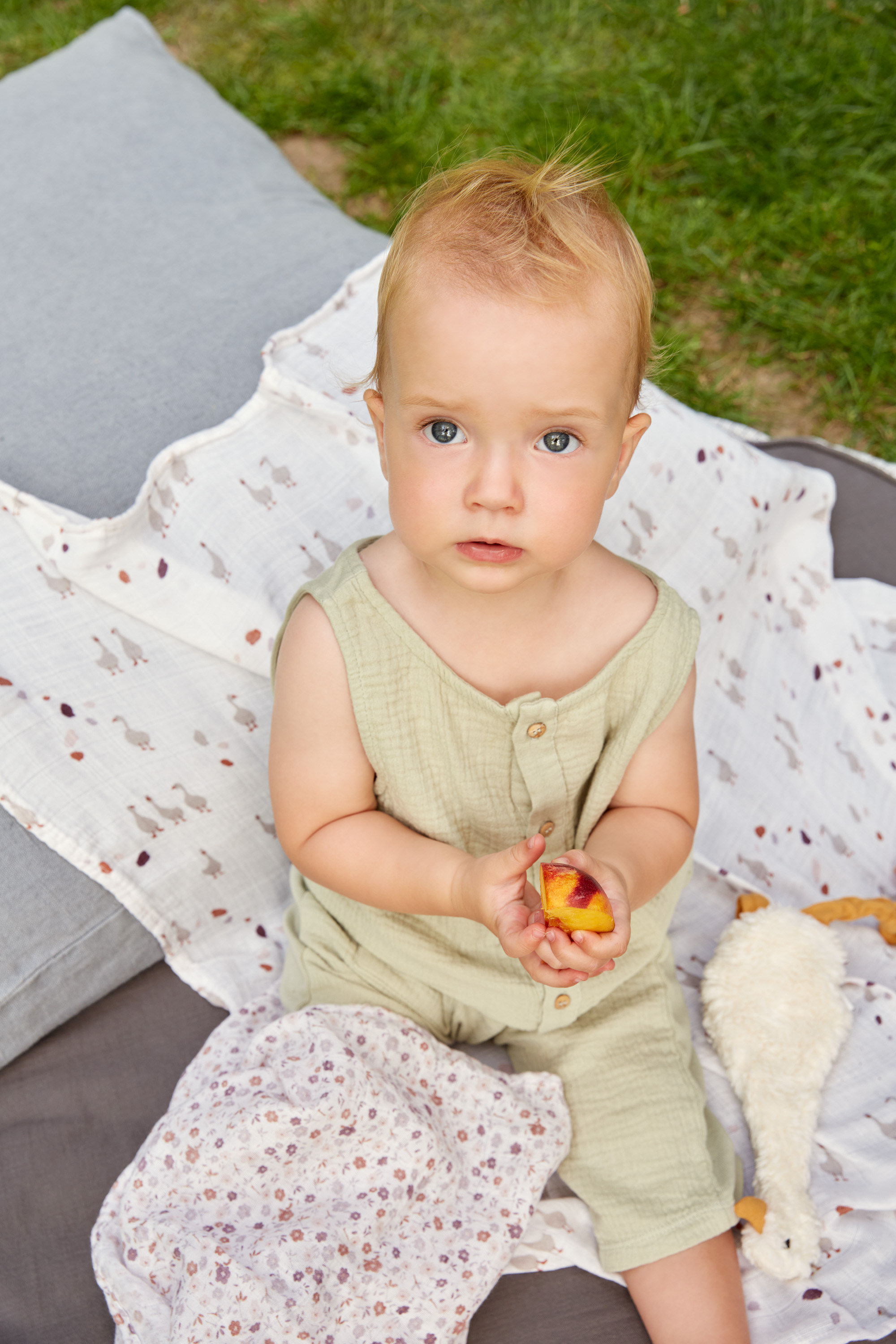 Lässig Heavenly soft Swaddle L - Tiny Farmer Flowers - 8