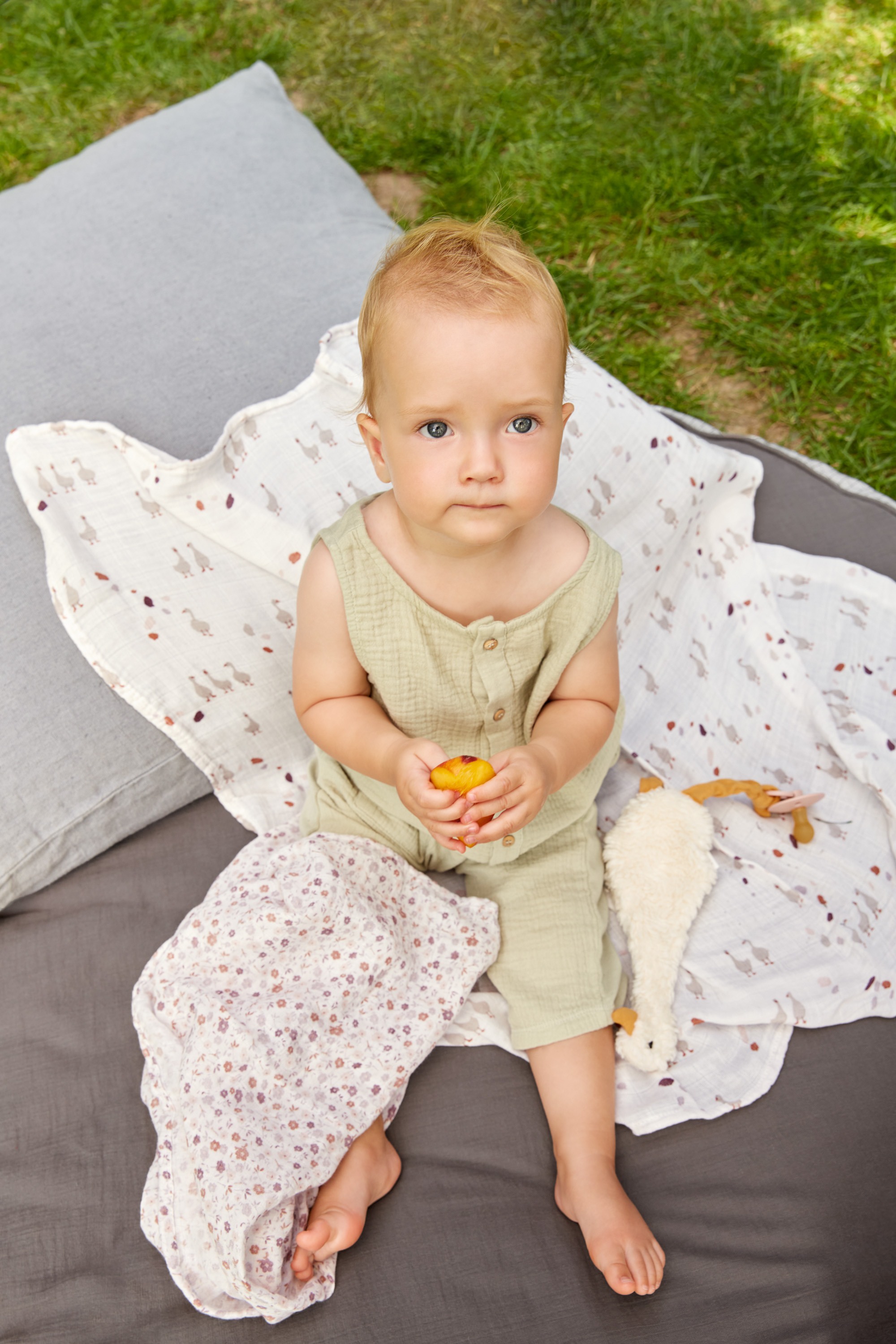 Lässig Heavenly soft Swaddle L - Tiny Farmer Flowers - 23