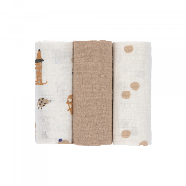 Lässig Swaddle & Burp Blanket M - Little Mateys Royal Blue - 2