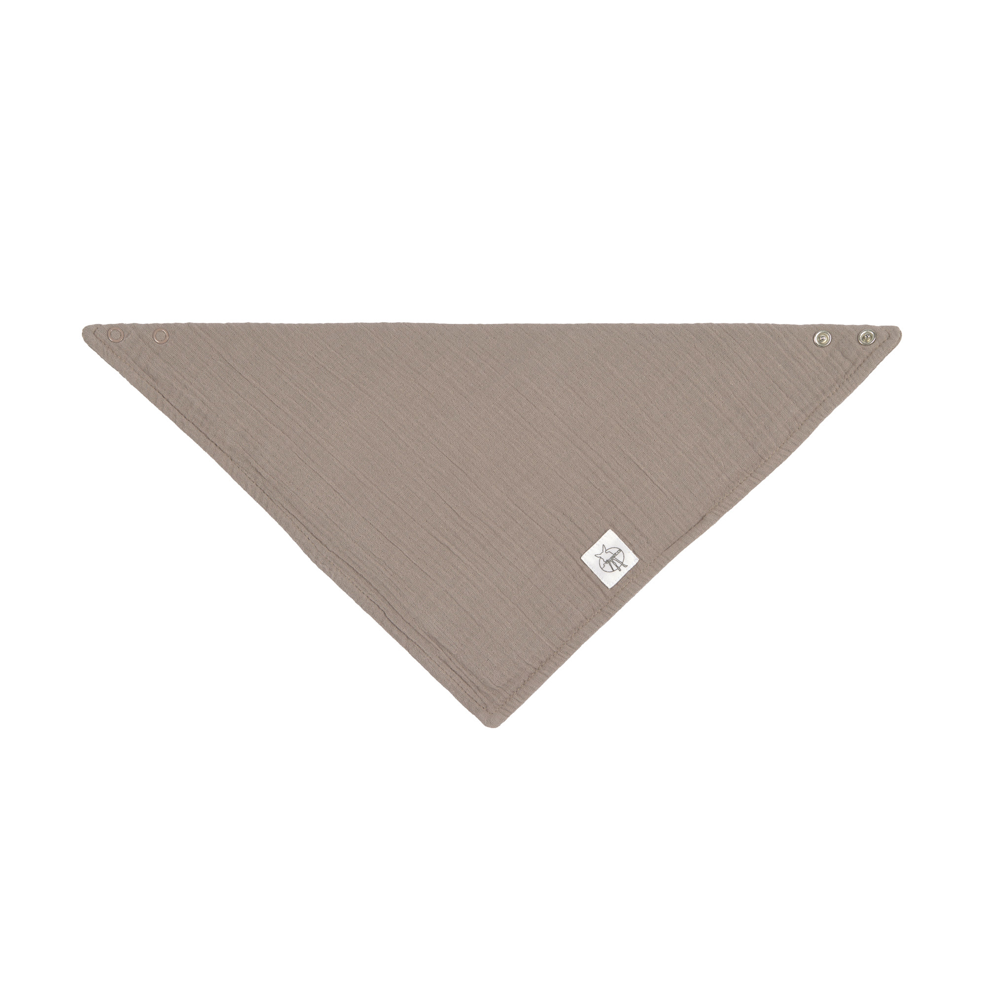 Lässig Muslin Bandana GOTS taupe - 2