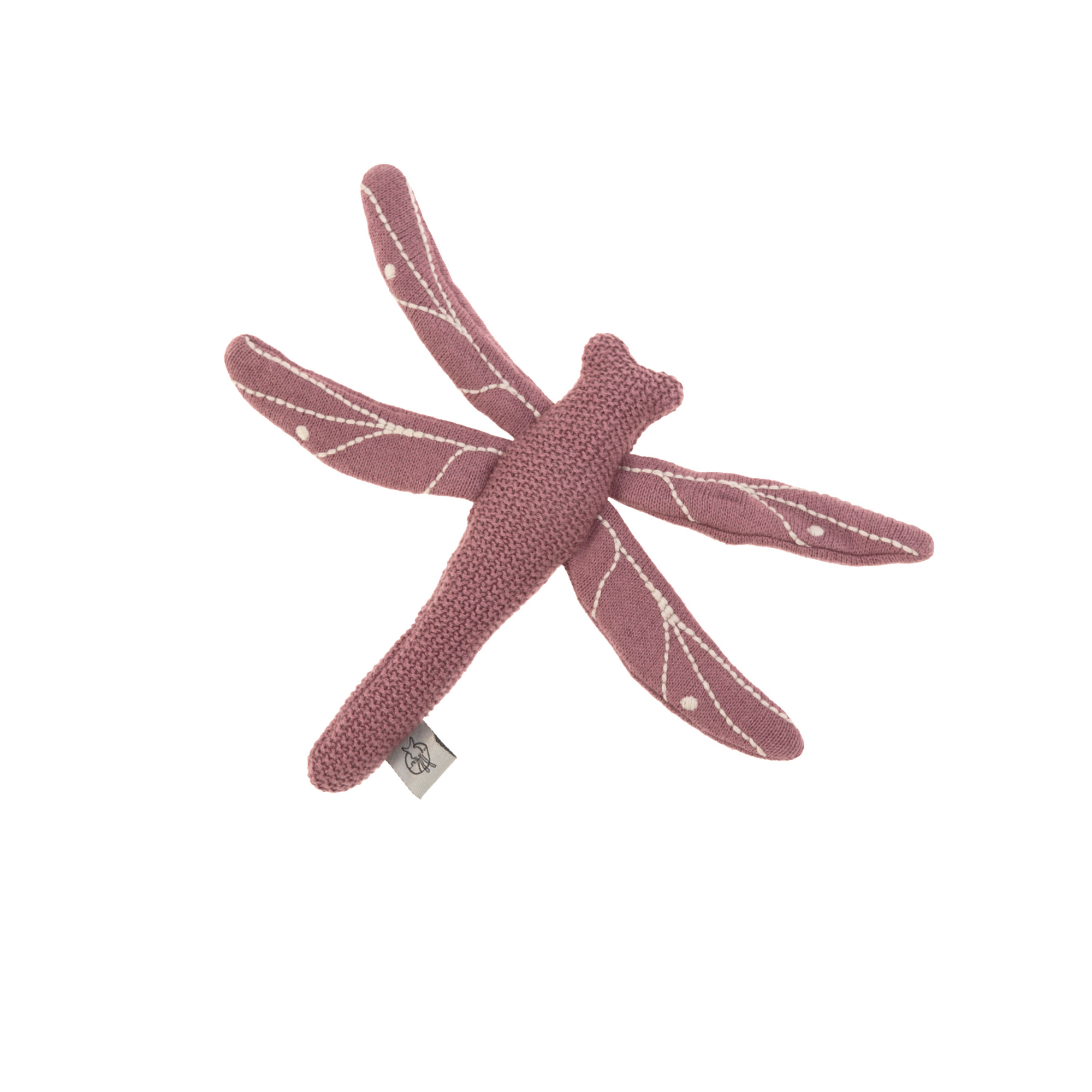Lässig Knitted Toy with rattle/crackle Garden Explorer Dragon-Fly Red - 13
