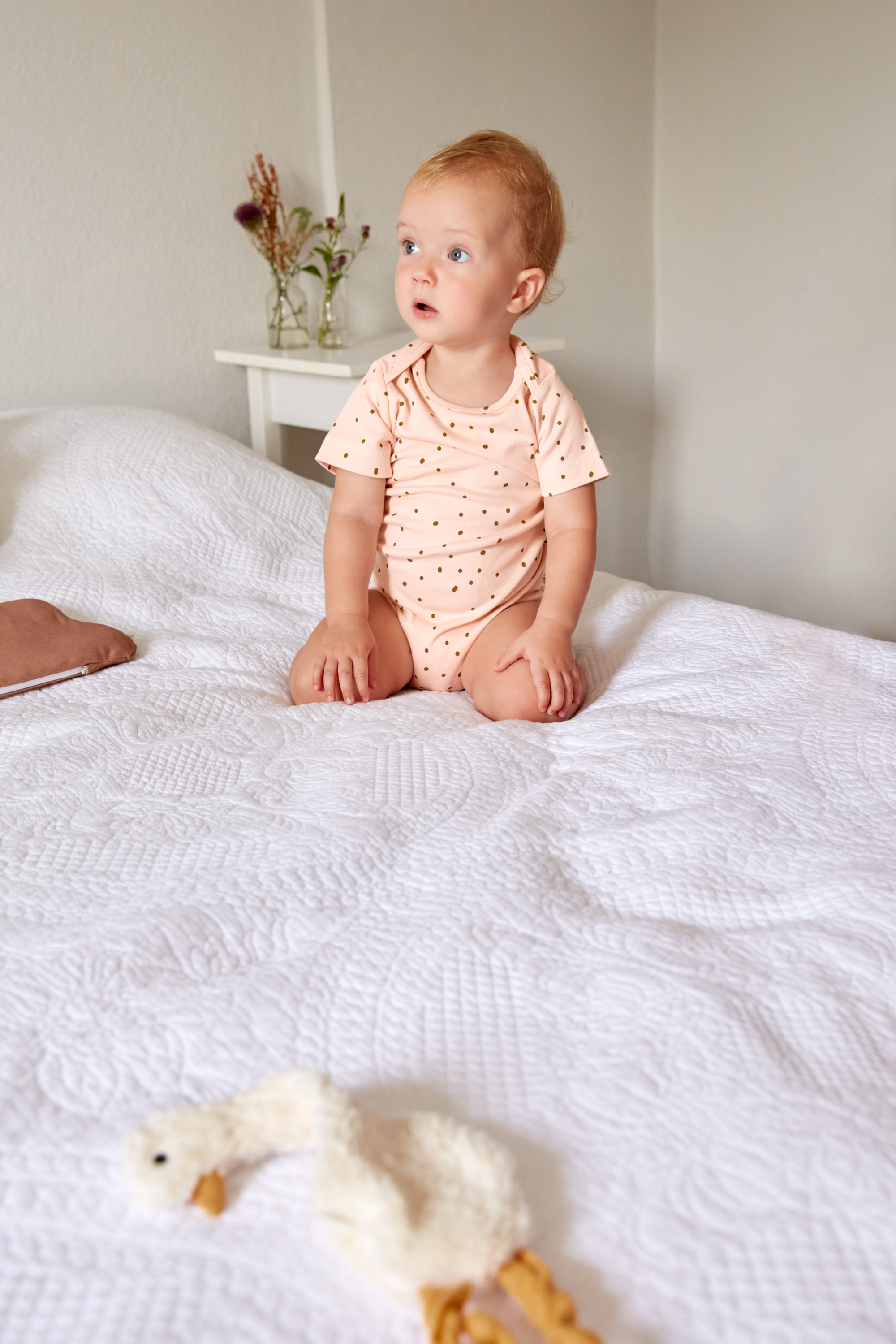 Lässig Knitted Baby Comforter GOTS Tiny Farmer Goose - 24