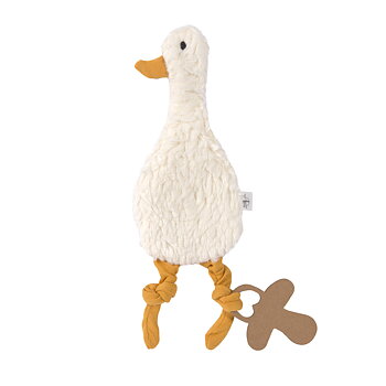 Lässig Knitted Baby Comforter GOTS Tiny Farmer Goose