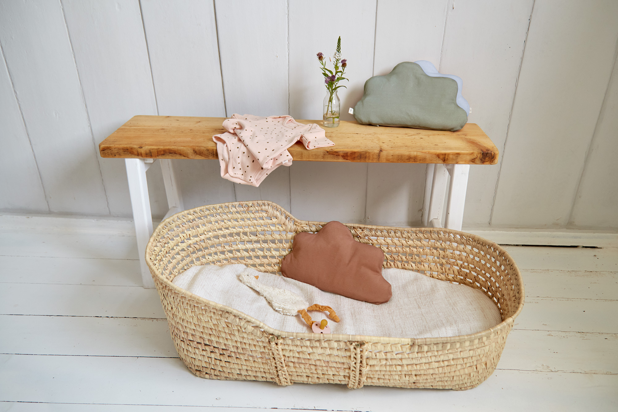 Lässig Knitted Baby Comforter GOTS Tiny Farmer Goose - 11