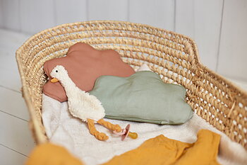 Lässig Knitted Baby Comforter GOTS Tiny Farmer Goose