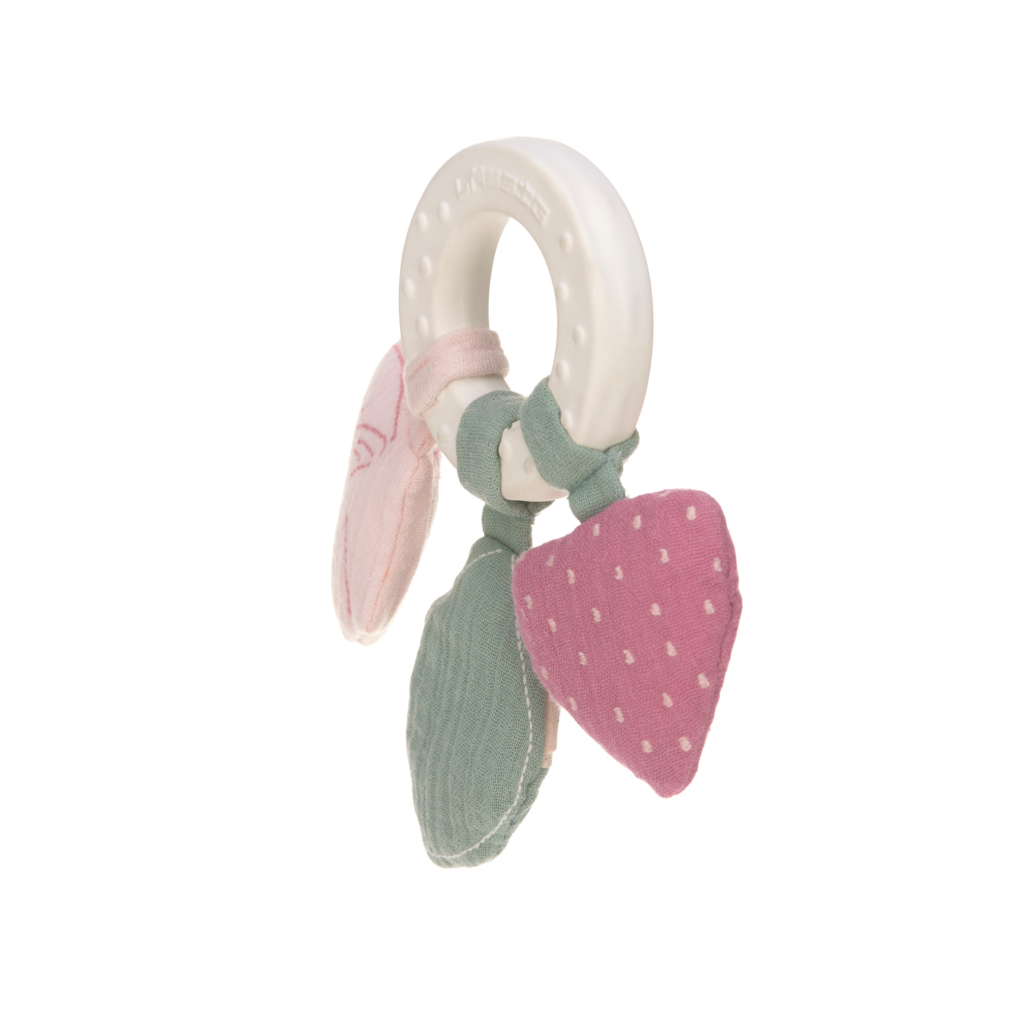 Lässig Teether "Ring" Natural Rubber Butterfly - 10