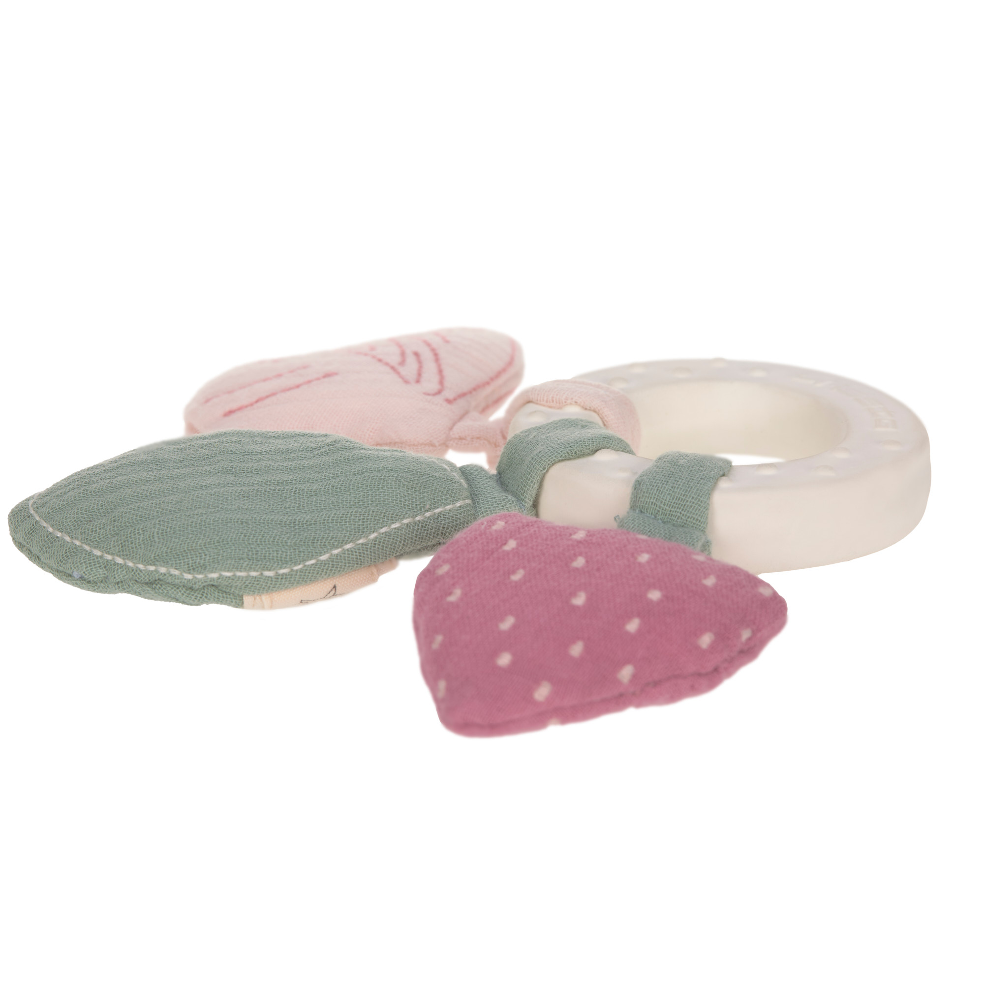 Lässig Teether "Ring" Natural Rubber Butterfly - 4