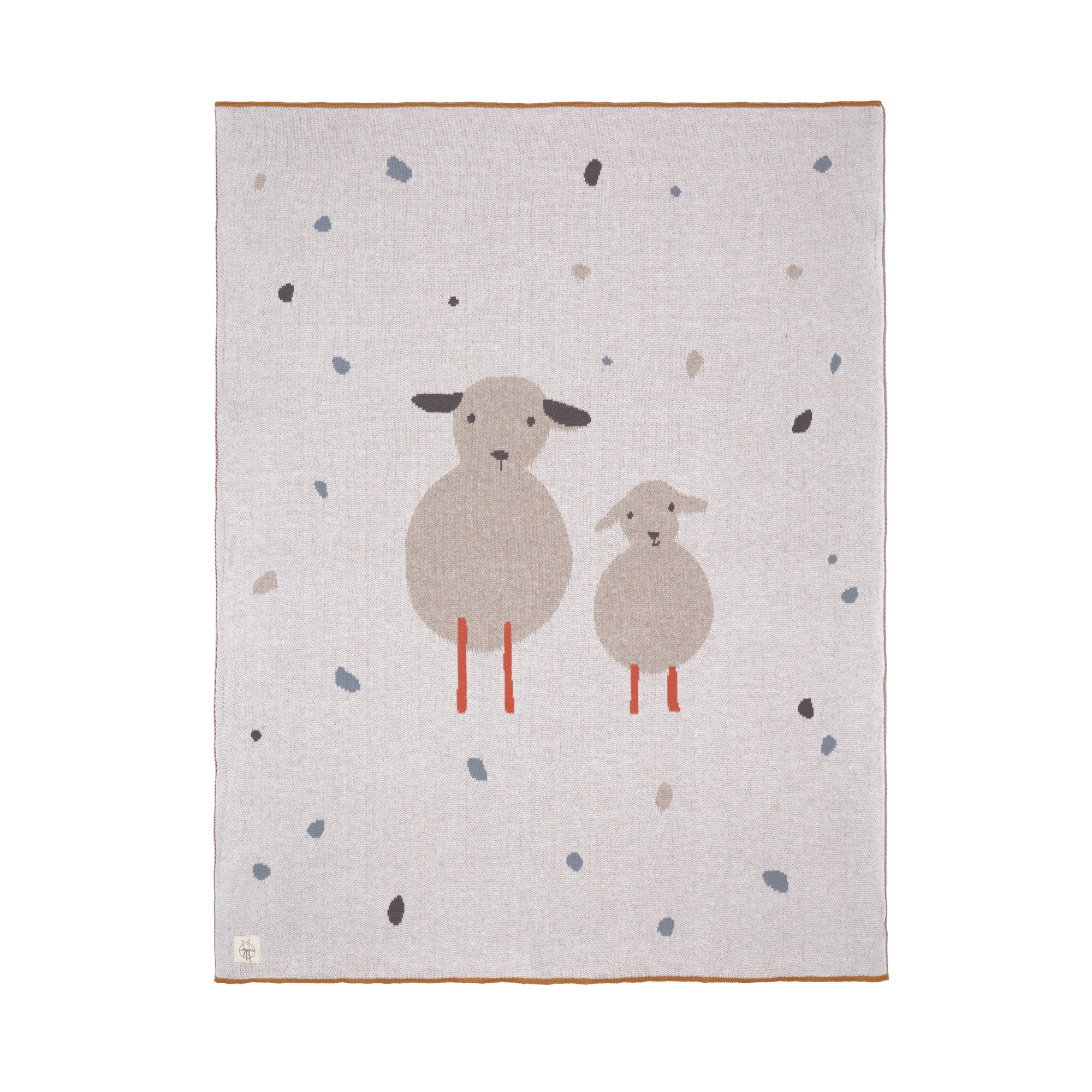 Lässig Knitted Blanket GOTS Tiny Farmer Sheep - 4