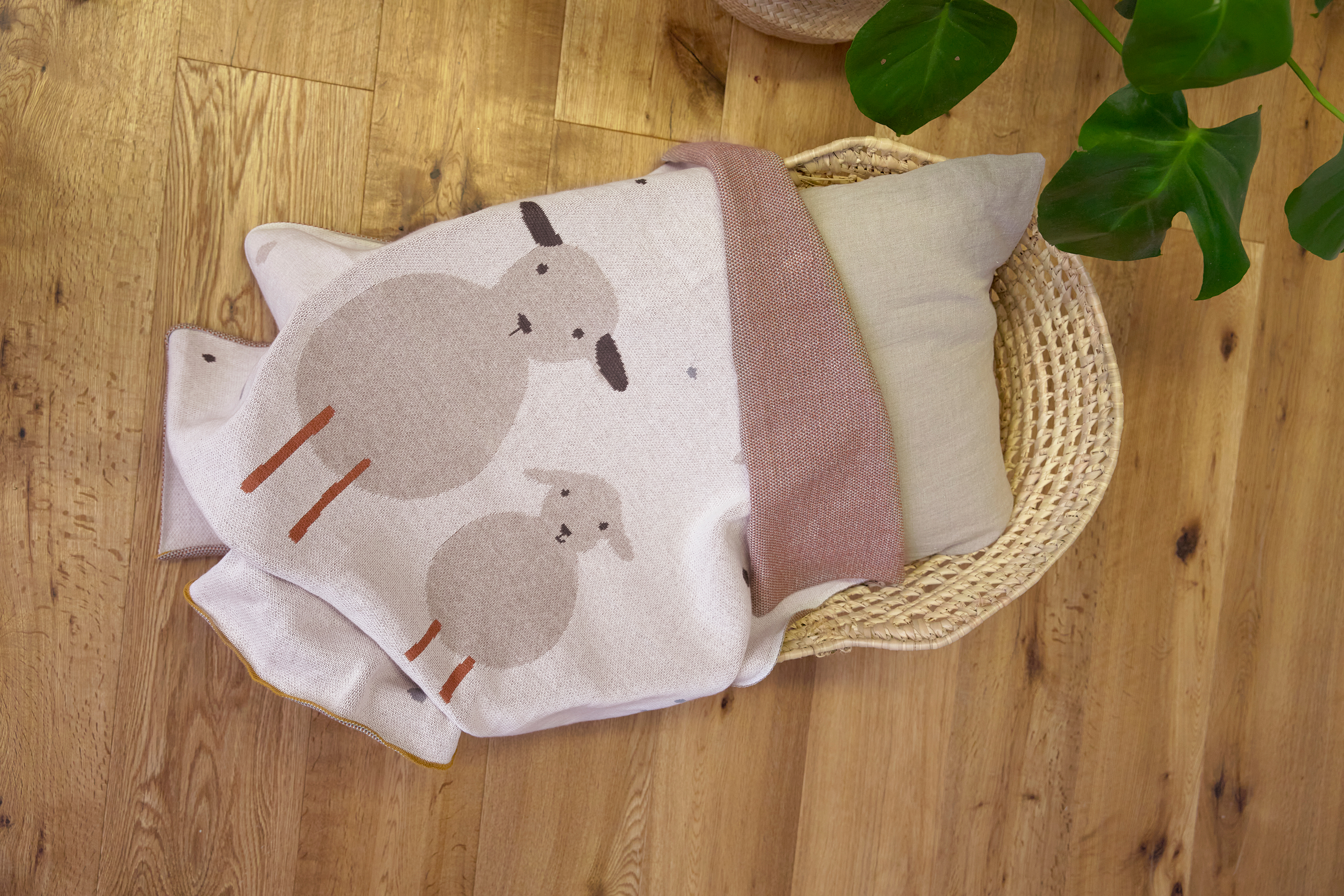 Lässig Knitted Blanket GOTS Tiny Farmer Sheep - 13