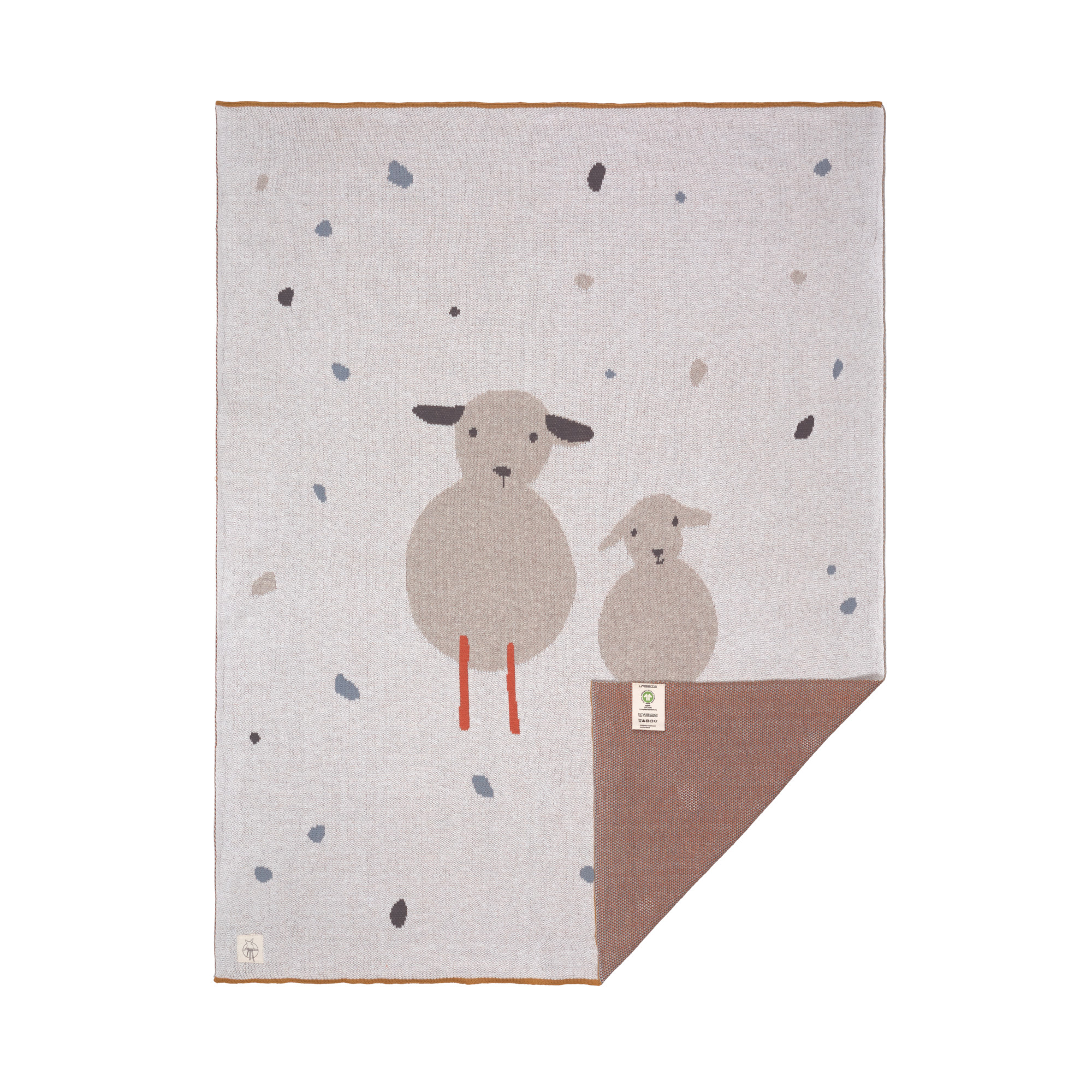 Lässig Knitted Blanket GOTS Tiny Farmer Sheep - 31