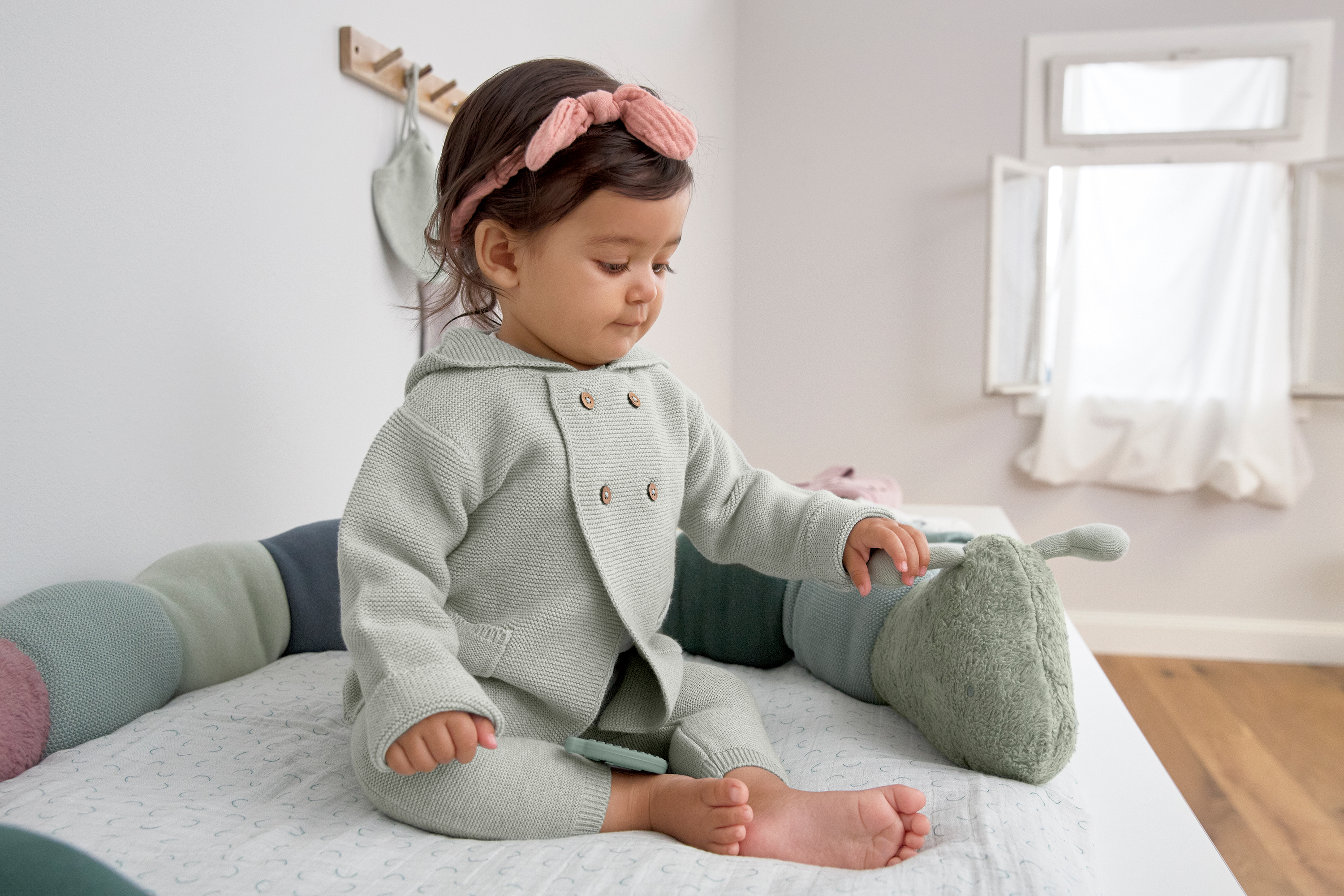 Lässig Knitted Toy with rattle Garden Explorer - 10