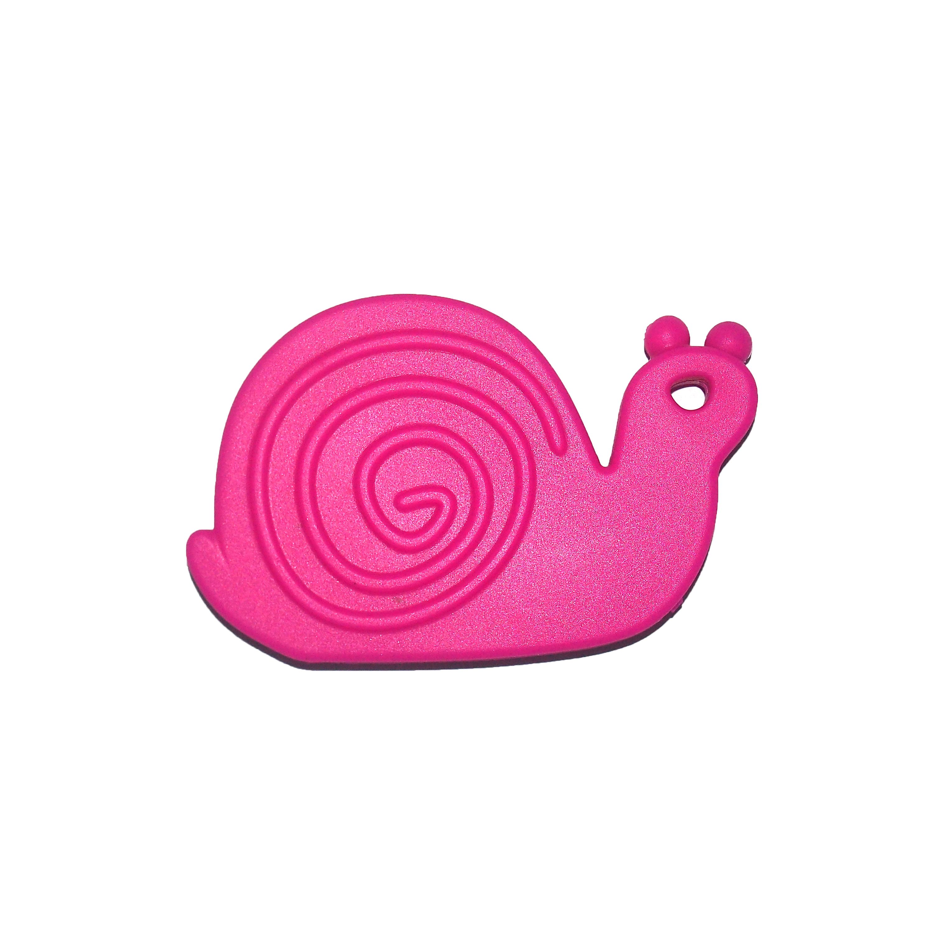 Teether Snail Pink