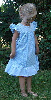 Klänning i gammal stil