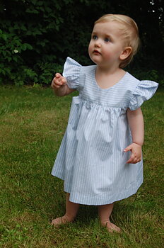 Klänning i gammal stil