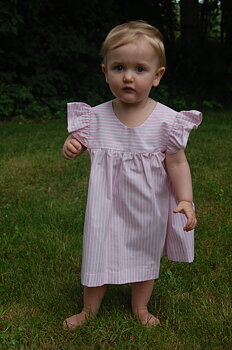 Klänning i gammal stil