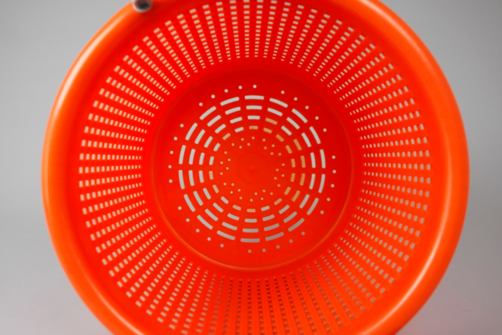 Plastic Basket, 44 Liter, Orange - 2
