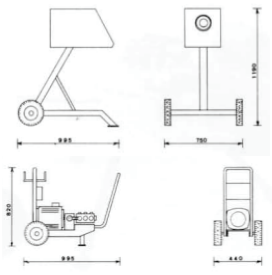 Munkbo Garnrensare, MBL 15-145-4 mobil - 2