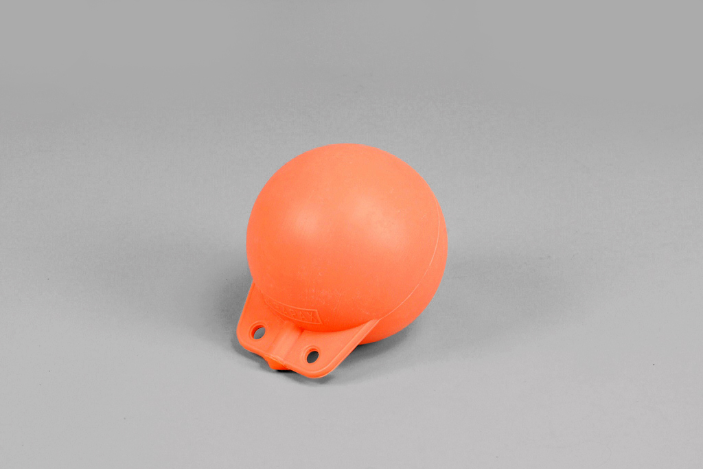 Net Bouy, Hard, 6'', Orange