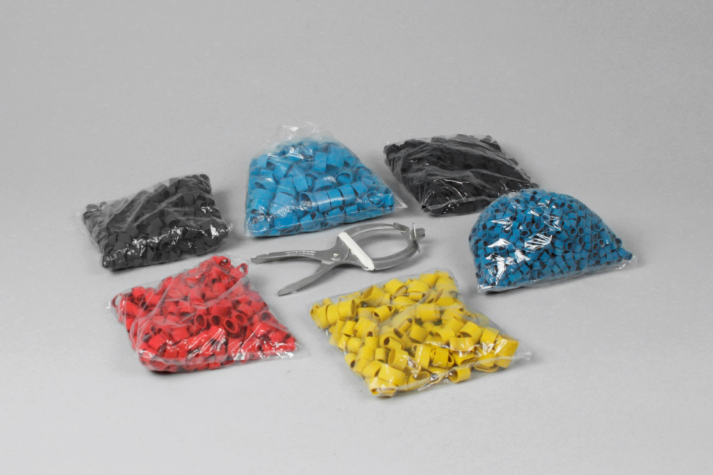 Gummiband till tång, Medium, grön - 3