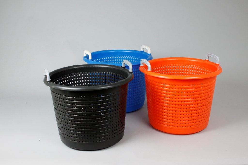 Plastic Basket, 44 Liter, Blue - 2