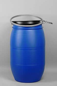 Bait Barrel, Commercial, 120 L, Blue