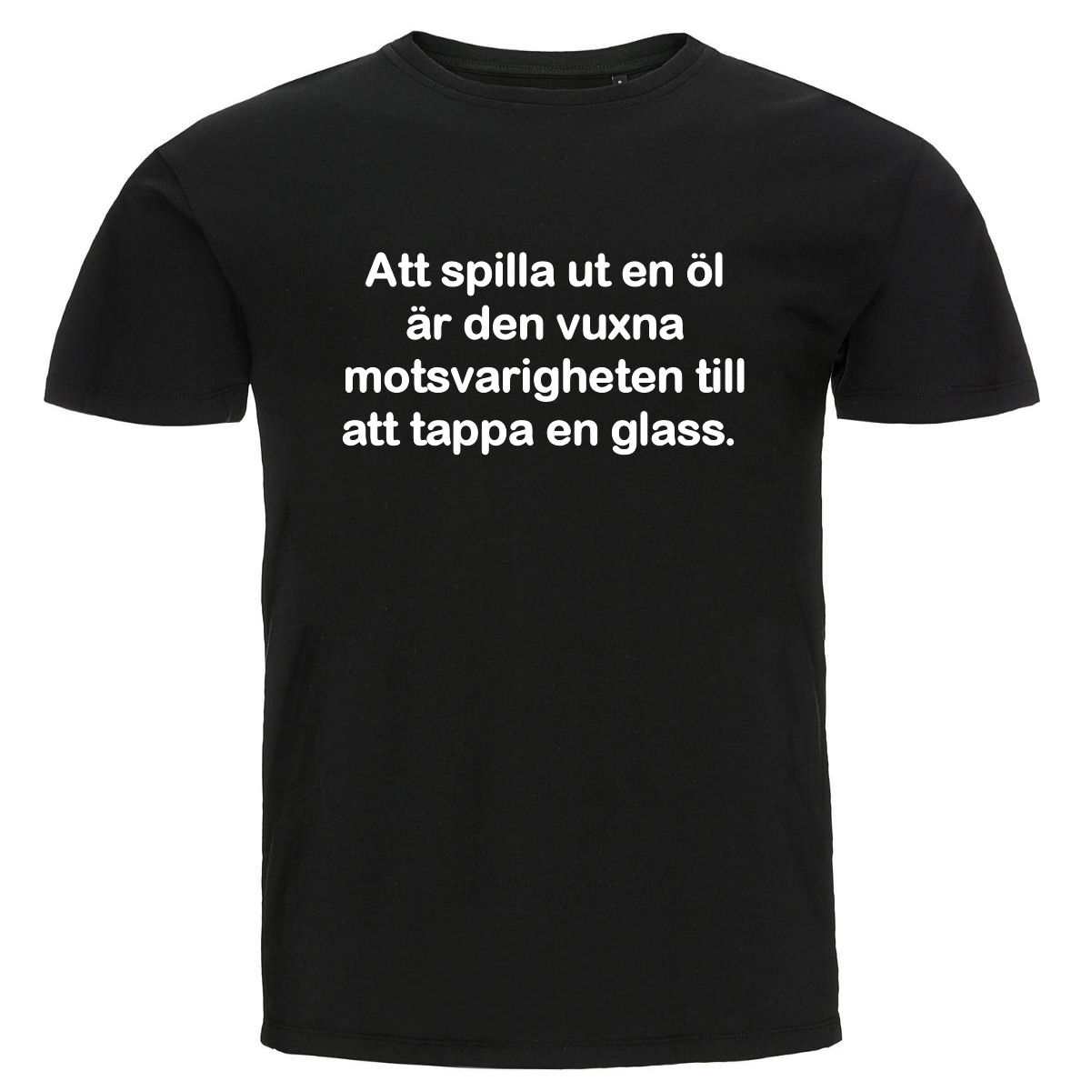 T-shirt - Att spilla ut en öl