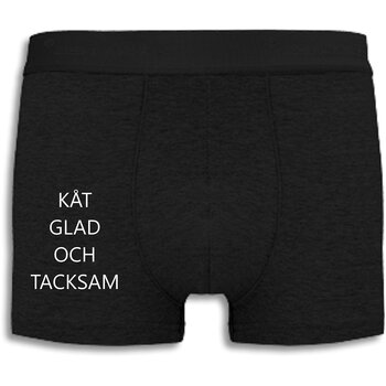 Boxershorts - Kåt glad och tacksam