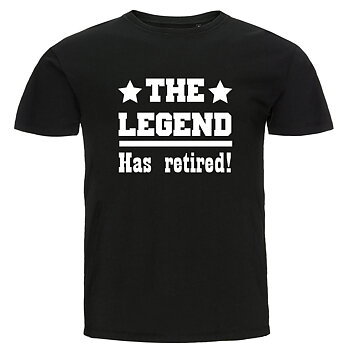 T-shirt - The legend has retired