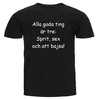 T-shirt - Alla goda ting är tre