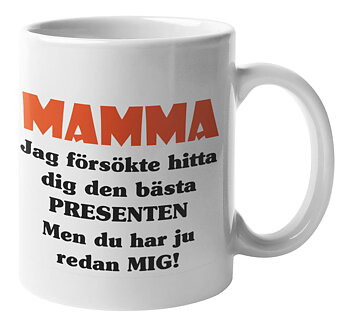 Mugg - Mamma presenten