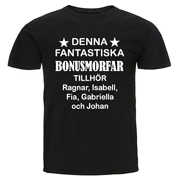 T-shirt - Denna fantastiska bonusmorfar tillhör