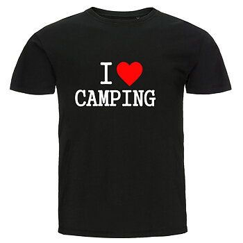T-shirt - I Love Camping