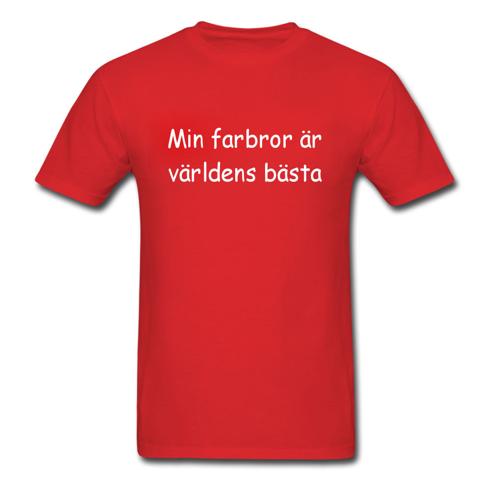 Barn T-shirt - Min farbror är världens bästa - 2
