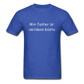 Barn T-shirt - Min faster är världens bästa