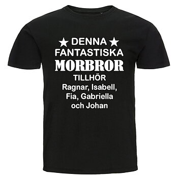 T-shirt - Denna fantastiska morbror tillhör