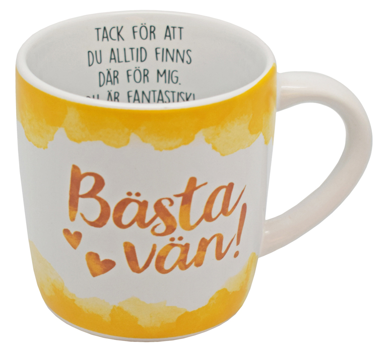 Present till bästa vännen, kompisen. Mugg - Bästa vän