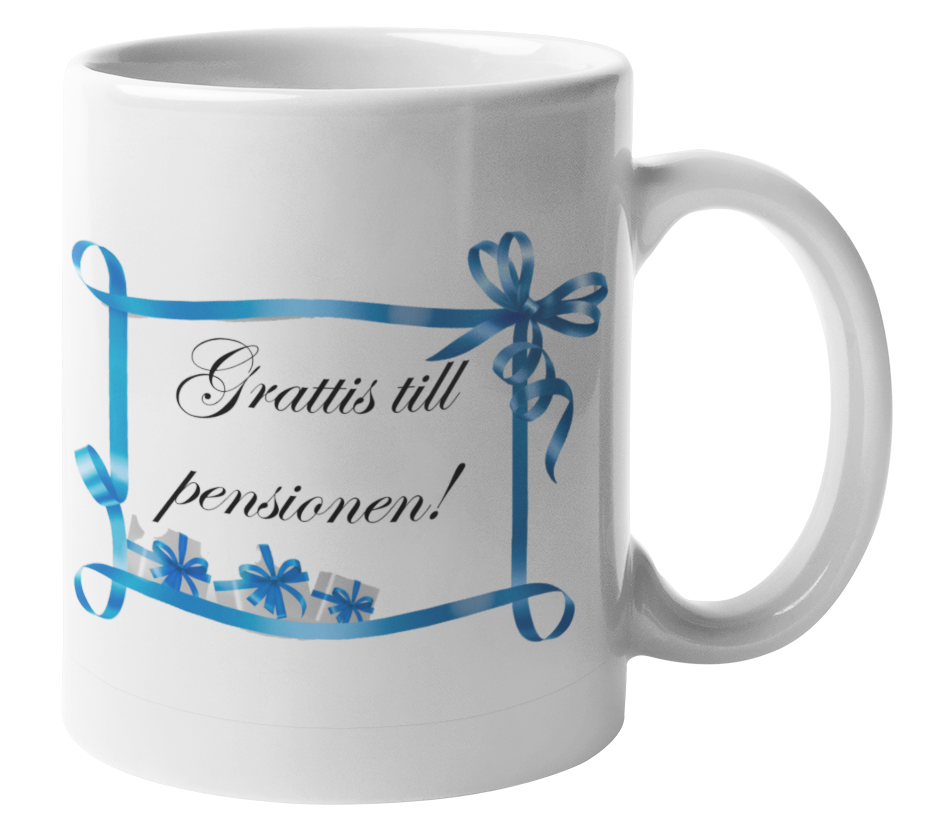 Mugg - Grattis till pensionen