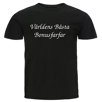 T-shirt - Världens bästa bonusfarfar