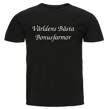 T-shirt - Världens bästa bonusfarmor