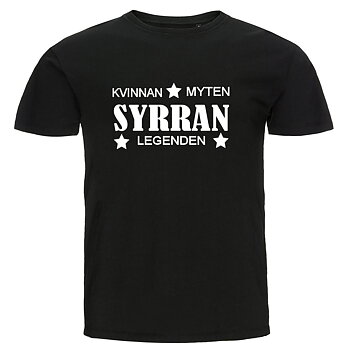 T-shirt - Syrran - Kvinnan, myten, legenden